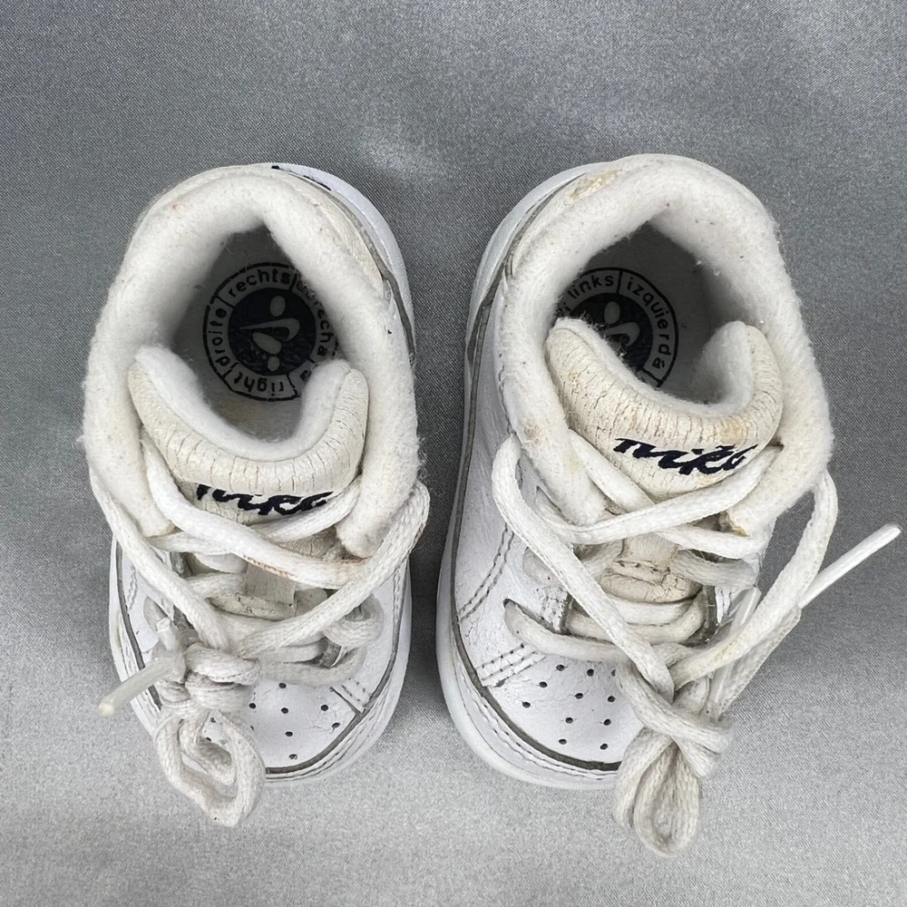 Nike Air Grand Stand TD Infant Size 2C White Navy Vintage 2000 Shoes 85025-141